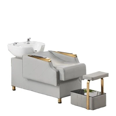 Luxury Ergonomic Leather Shampoo Station