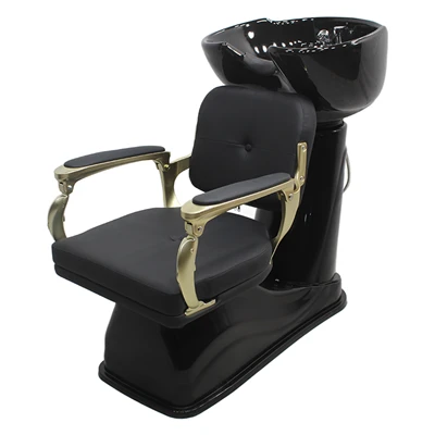 Luxury Leather Texture Salon Backwash Unit