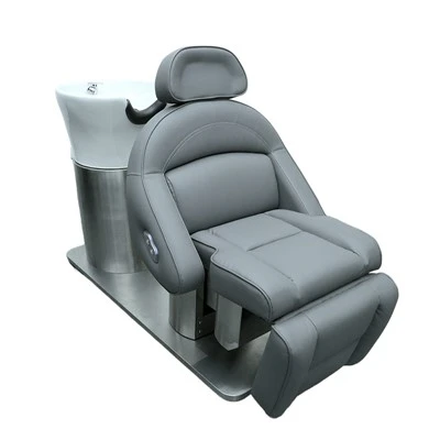 Black Leather Shampoo Chair