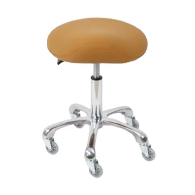 Minimalist Round Leather Stool