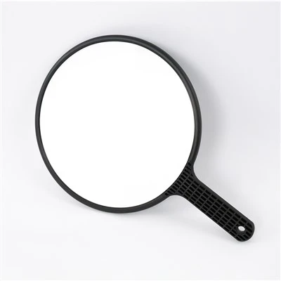 Minimalist Round Salon Hand Mirror