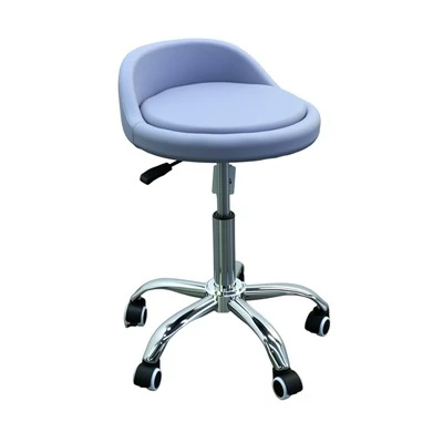 Modern Chrome Base Cutting Stool
