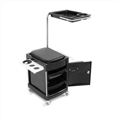 Modern Space-Saving Nail Service Stool
