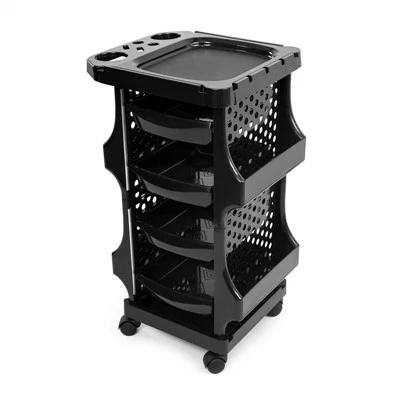 Simple Detachable Tray Rolling Trolley