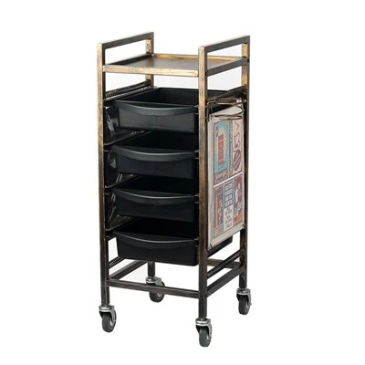 Simple Tiered Rolling Salon Organizer