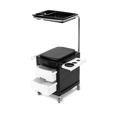 Sleek Professional Nail Technician Cart